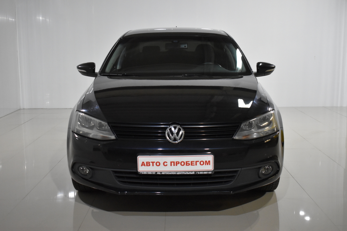 2012 Volkswagen Jetta VI, Черный металик - вид 2