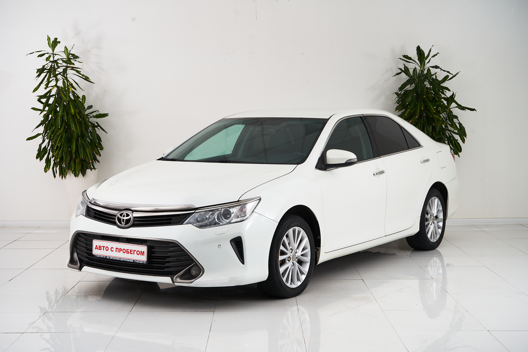 2015 Toyota Camry IX №5384636, Белый, 1290000 рублей - вид 1