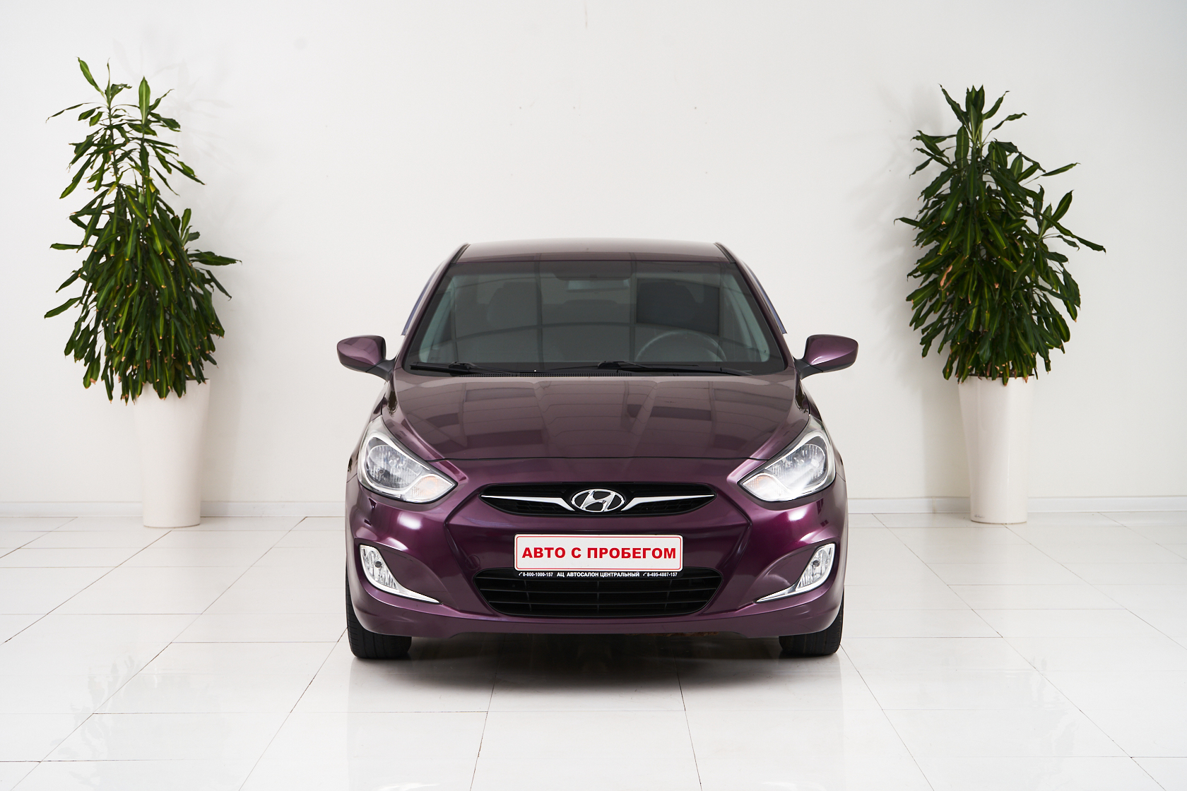 2013 Hyundai Solaris I №5453998, Фиолетовый, 399000 рублей - вид 2