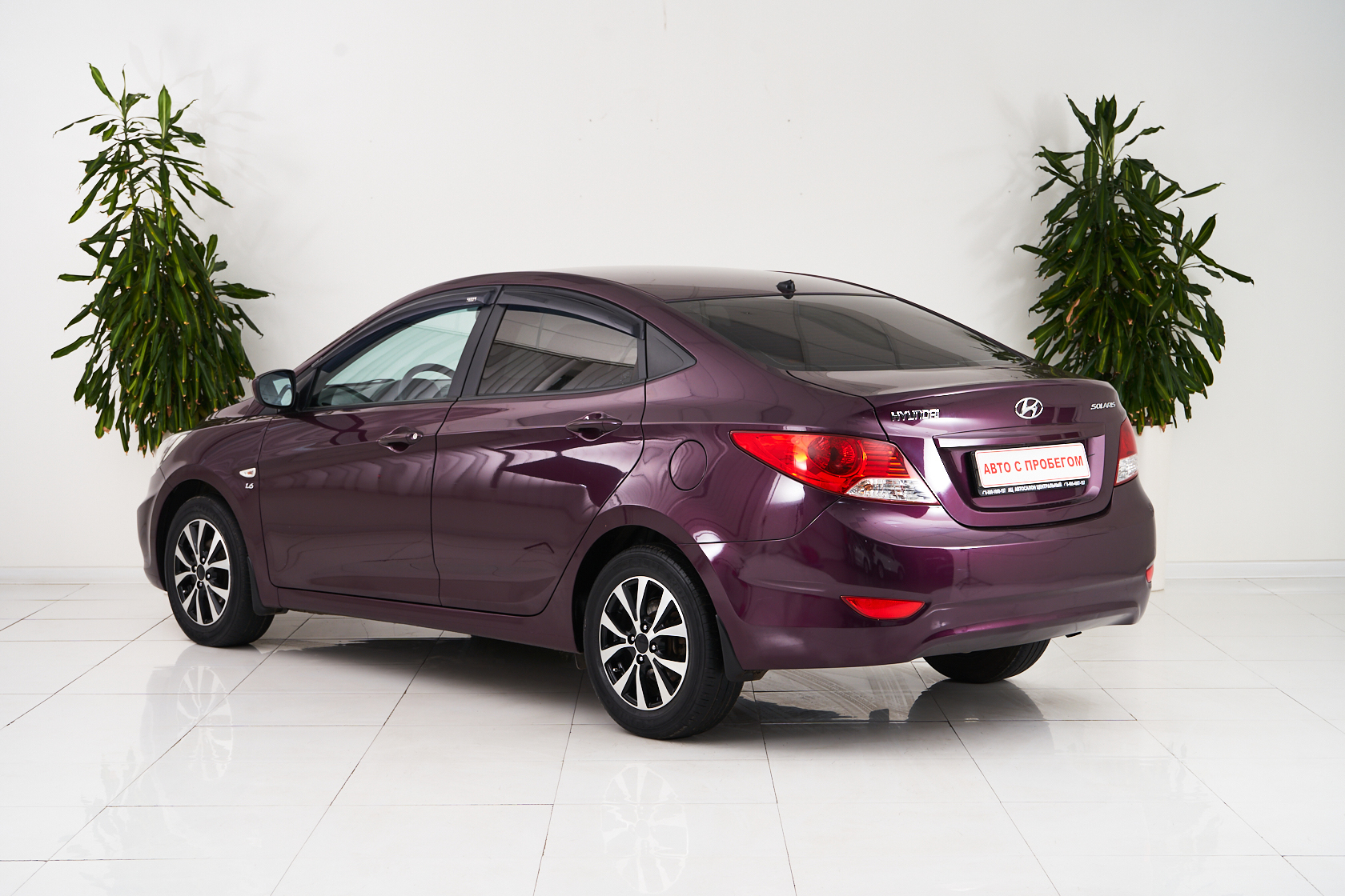 2013 Hyundai Solaris I №5453998, Фиолетовый, 399000 рублей - вид 4