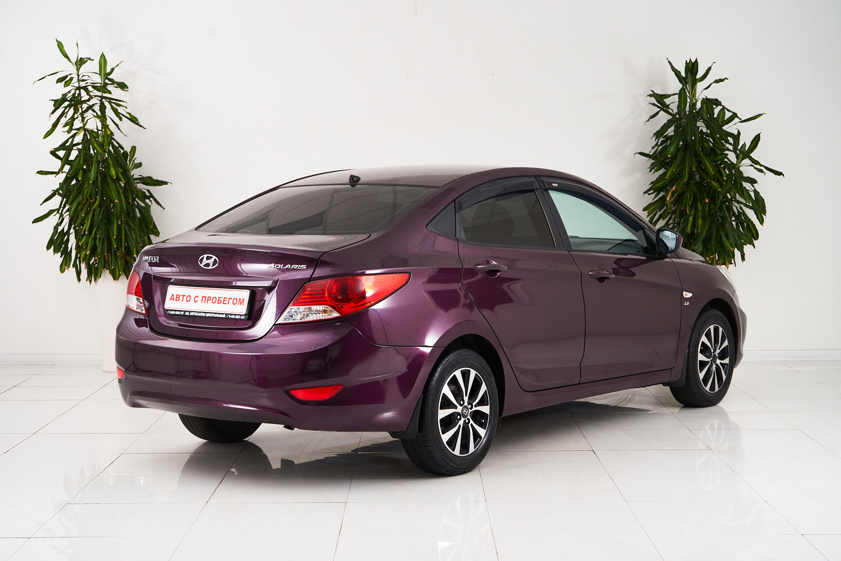 2013 Hyundai Solaris I №5453998, Фиолетовый, 399000 рублей - вид 5