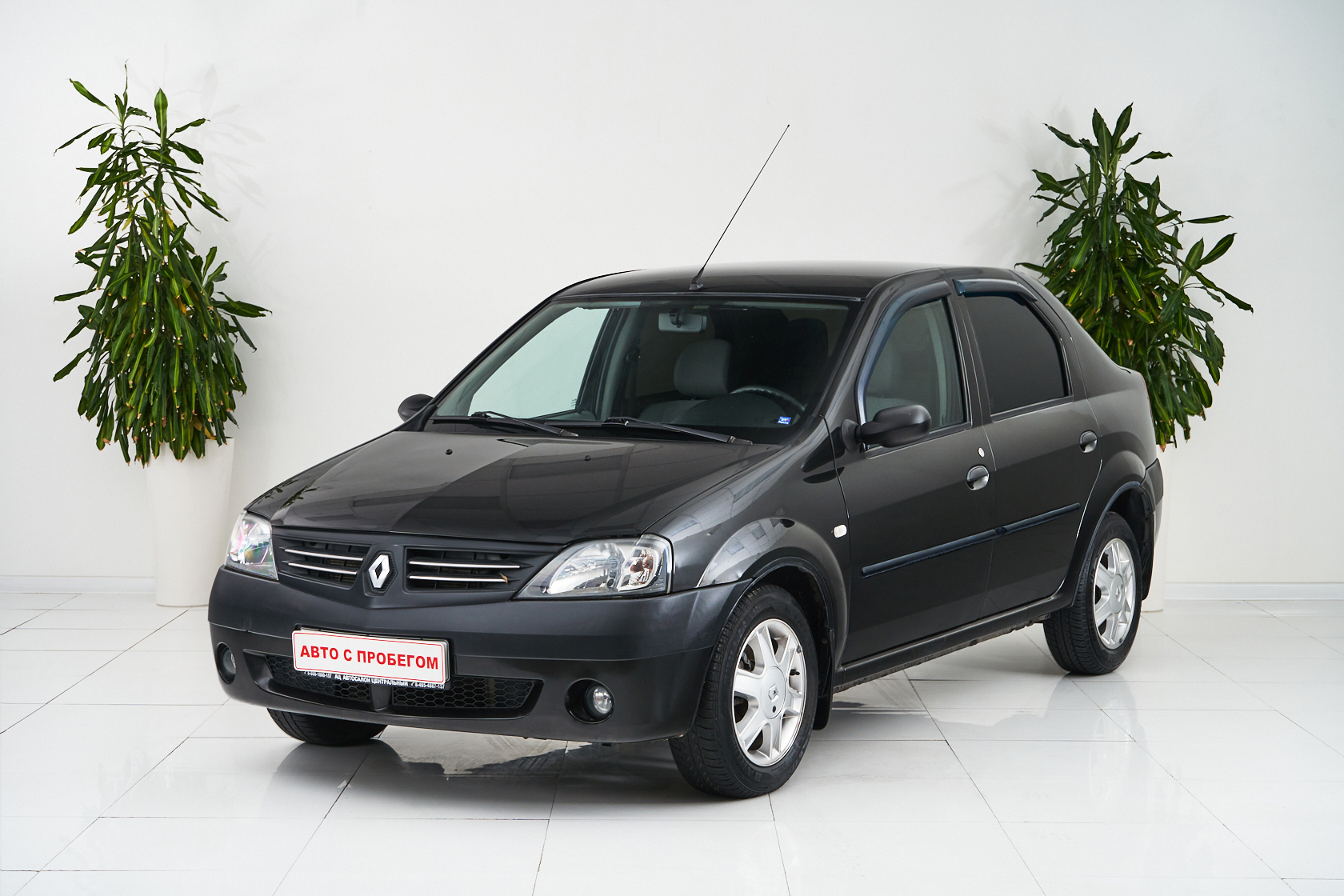 2009 Renault Logan I №5471763, Черный, 239000 рублей - вид 1