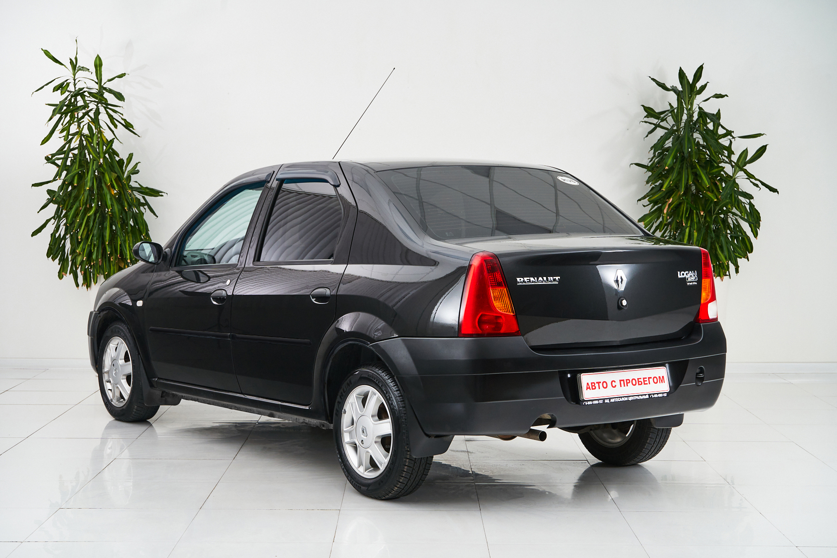2009 Renault Logan I №5471763, Черный, 239000 рублей - вид 4