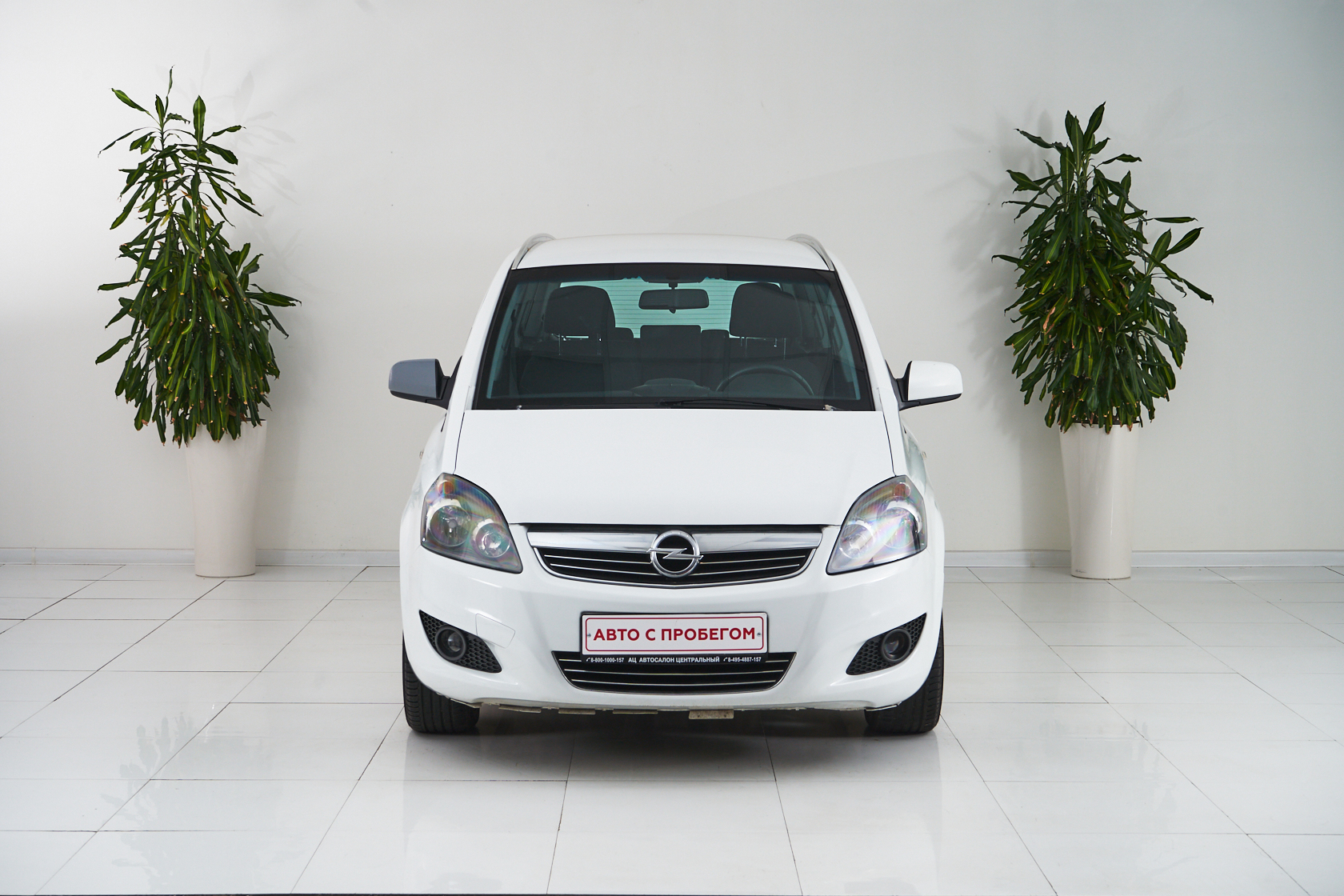 2012 Opel Zafira III, Белый - вид 2