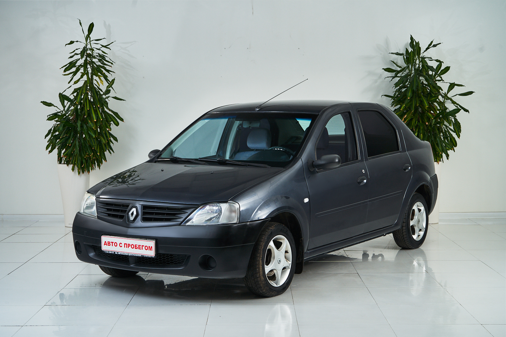 2007 Renault Logan I №5684094, Черный, 207000 рублей - вид 1