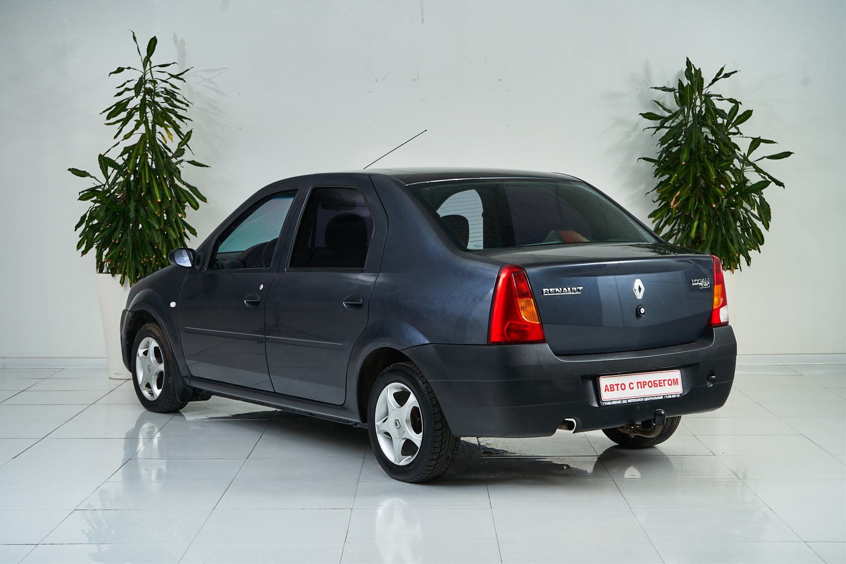 2007 Renault Logan I №5684094, Черный, 207000 рублей - вид 4