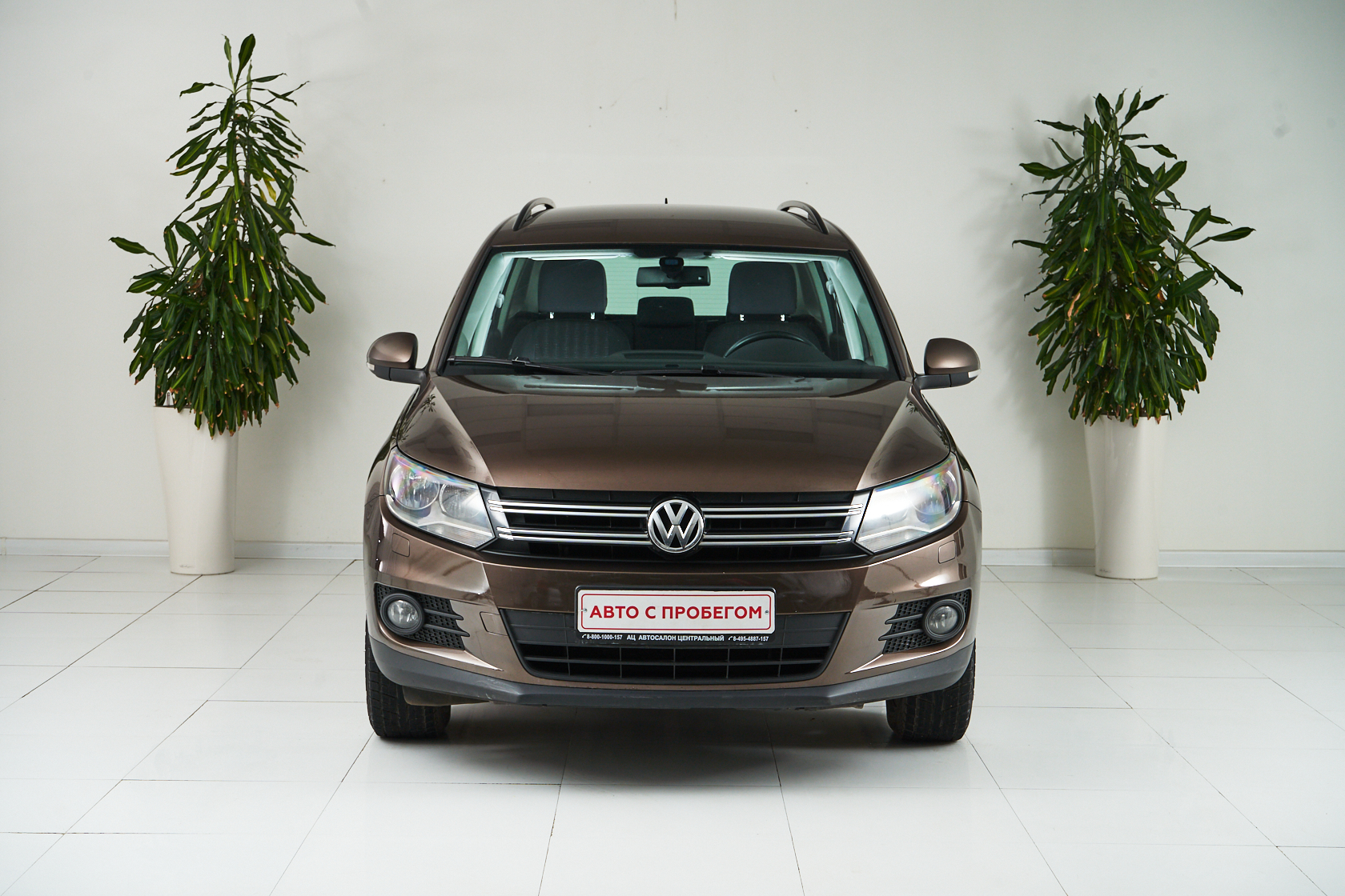 2014 Volkswagen Tiguan I Рестайлинг, Коричневый - вид 2