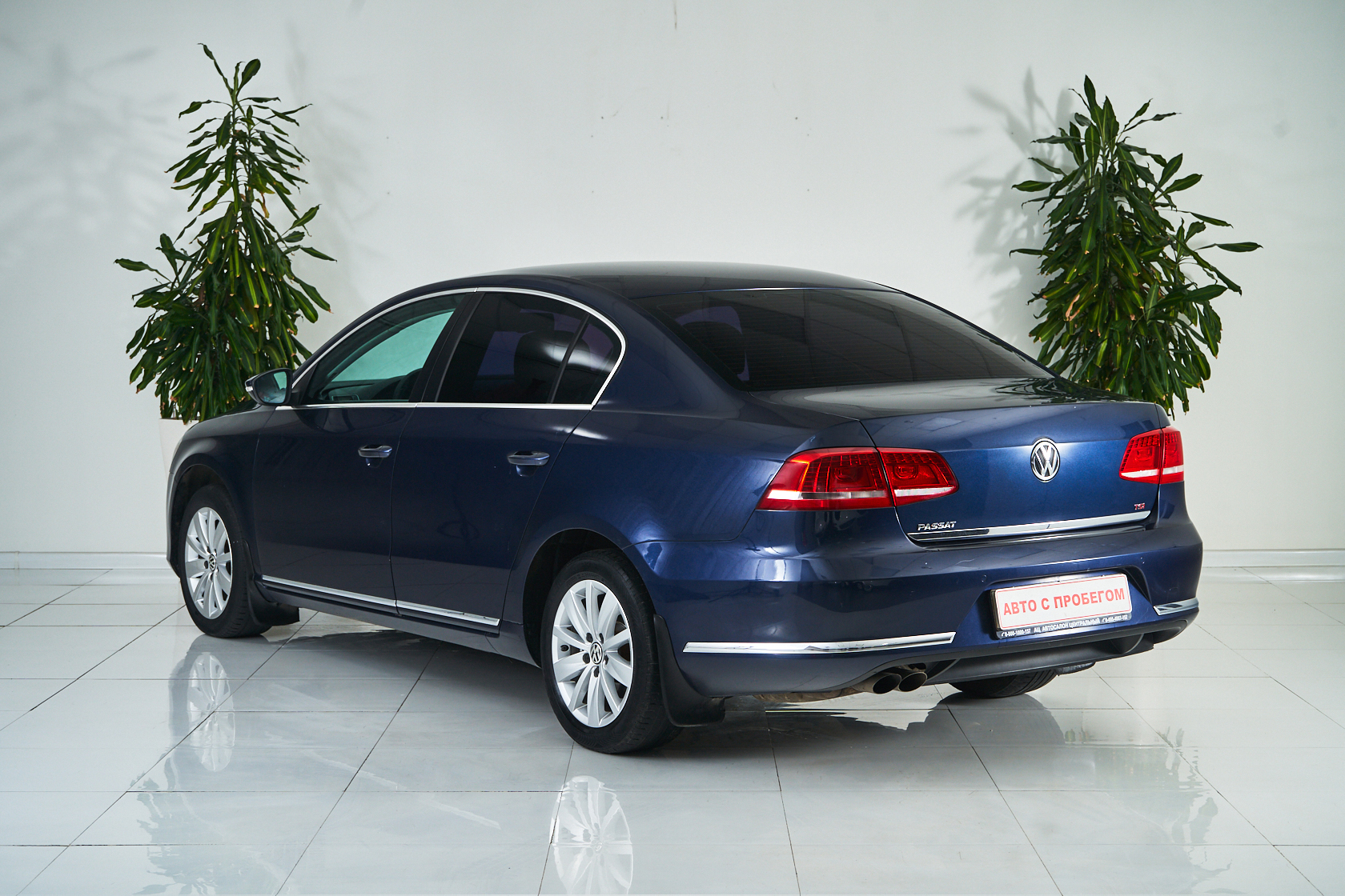 2011 Volkswagen Passat VII, Синий - вид 4