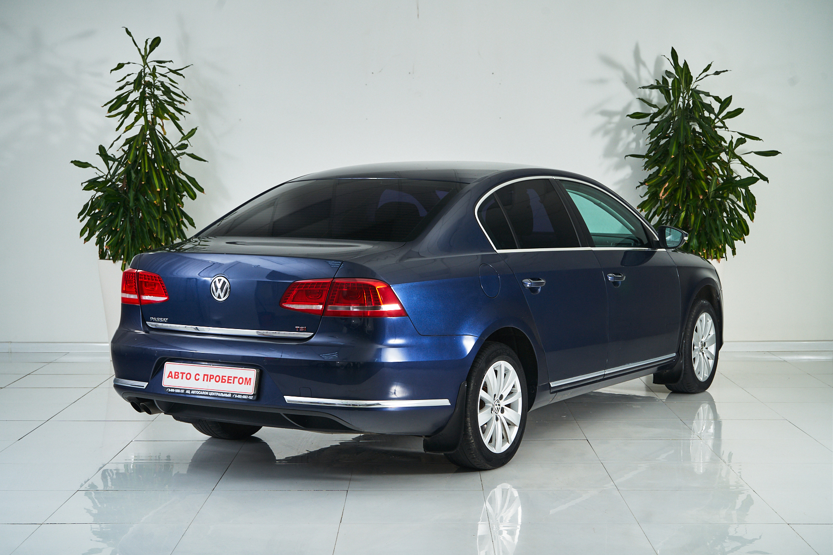 2011 Volkswagen Passat VII, Синий - вид 5