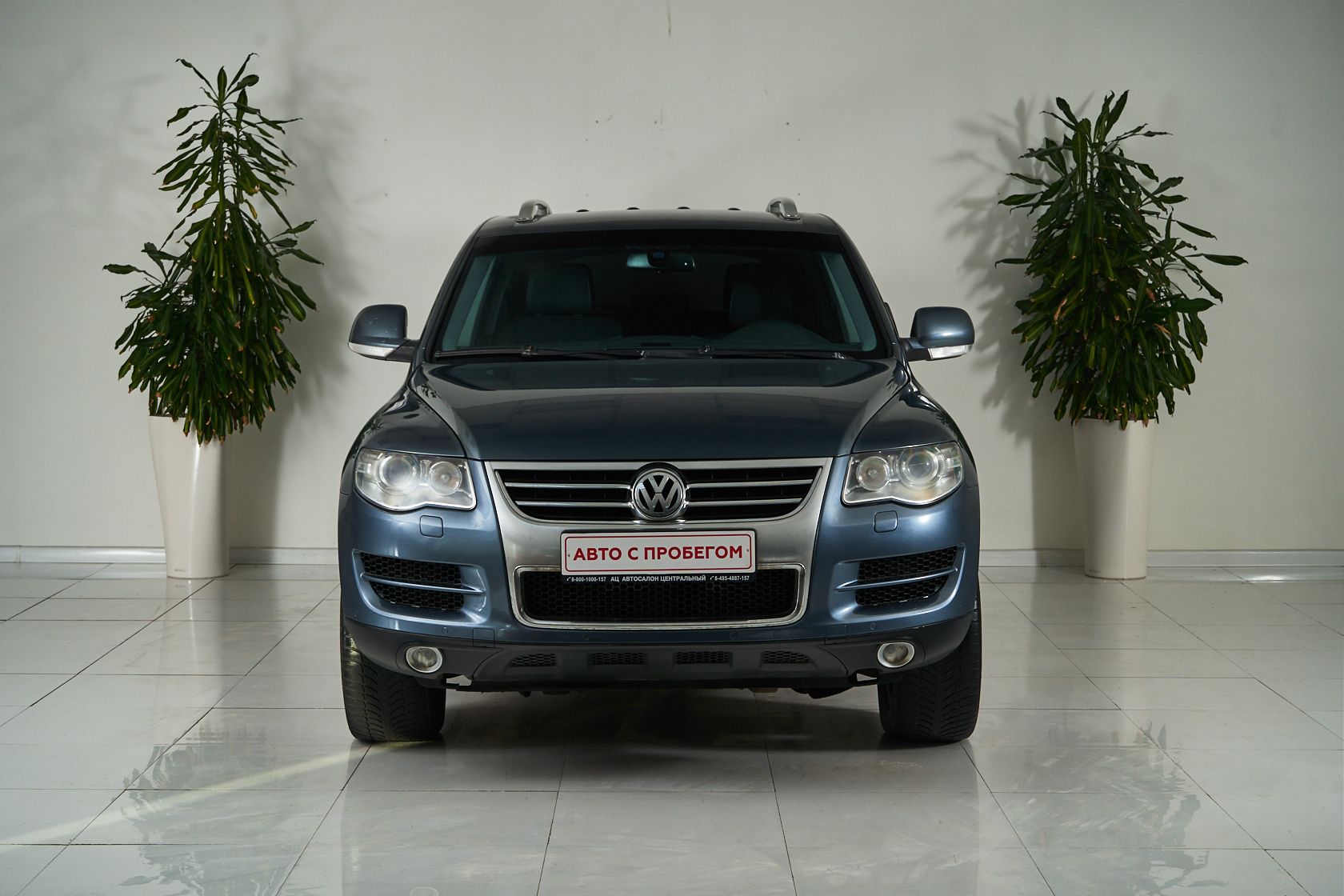 2008 Volkswagen Touareg I Рестайлинг №5963073, Серый, 829000 рублей - вид 2