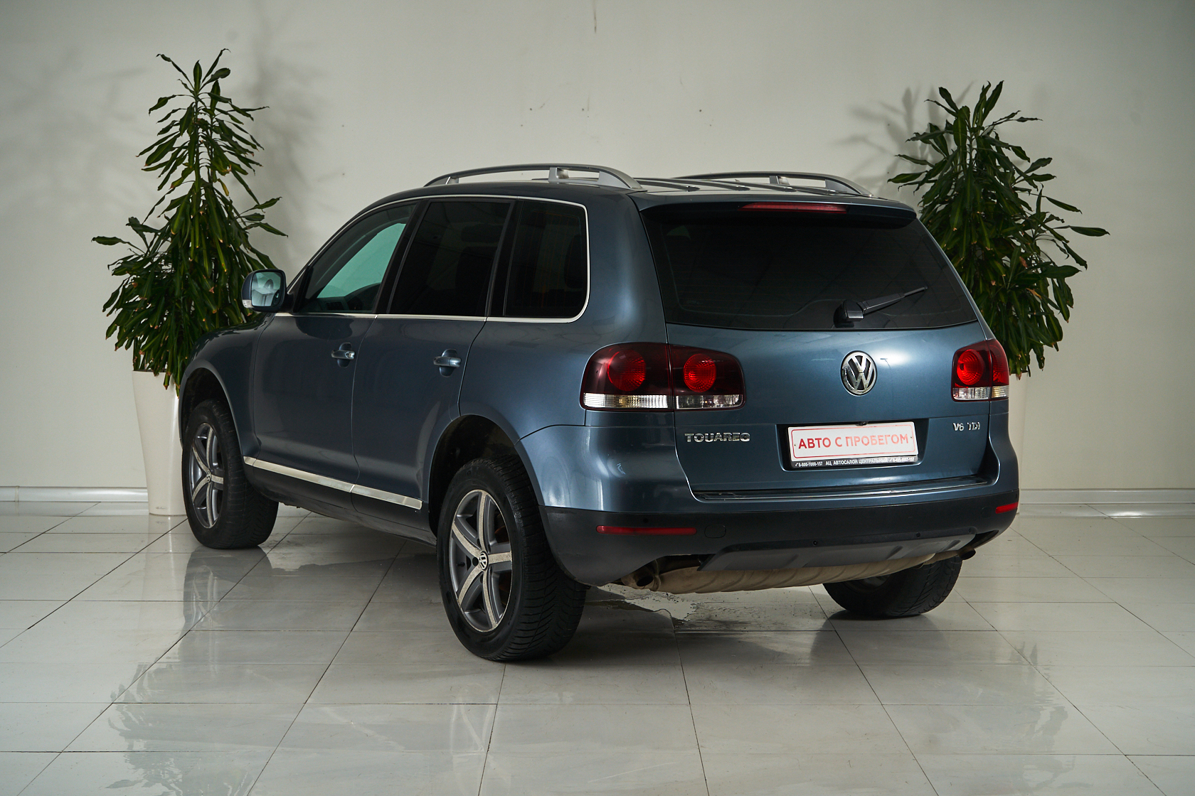 2008 Volkswagen Touareg I Рестайлинг №5963073, Серый, 829000 рублей - вид 4