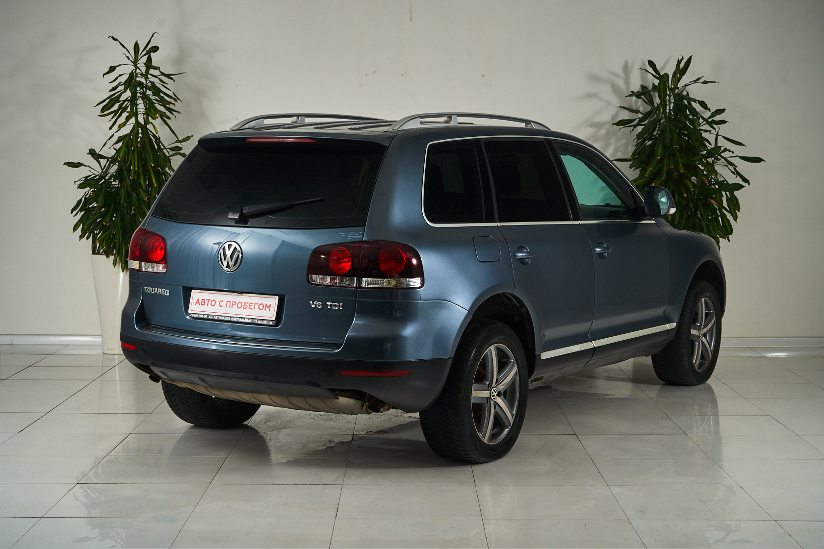 2008 Volkswagen Touareg I Рестайлинг №5963073, Серый, 829000 рублей - вид 5
