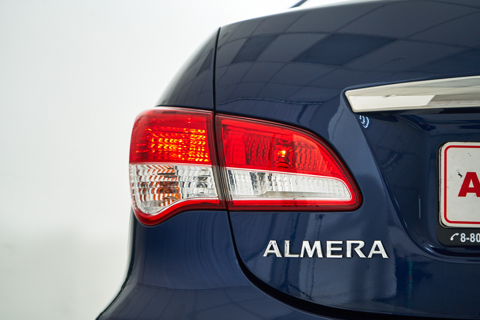 2017 Nissan Almera III, Синий - вид 14