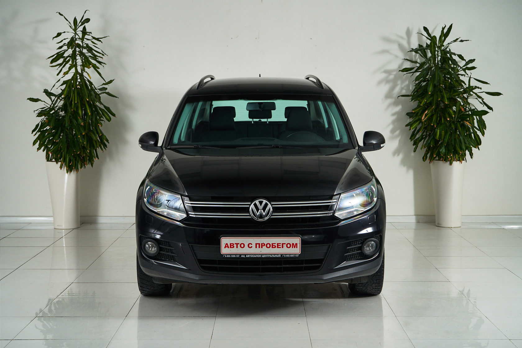 2014 Volkswagen Tiguan I Рестайлинг, Черный - вид 2