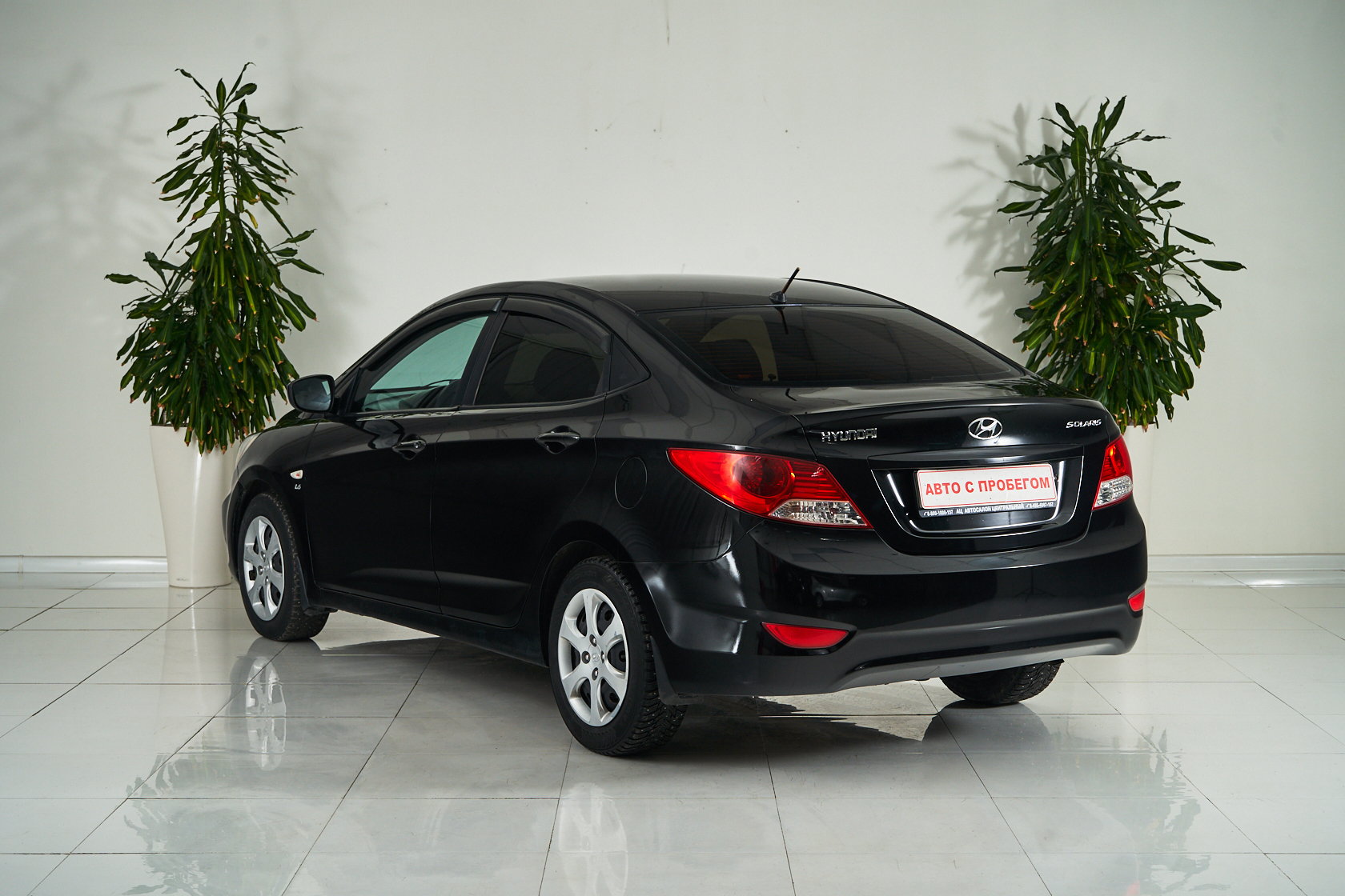 2011 Hyundai Solaris I, Черный - вид 4
