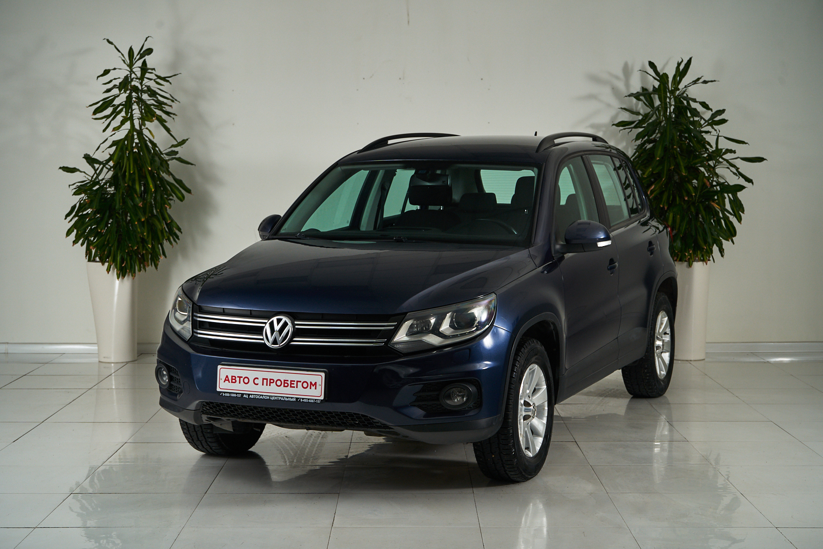 2012 Volkswagen Tiguan I Рестайлинг, Синий - вид 1