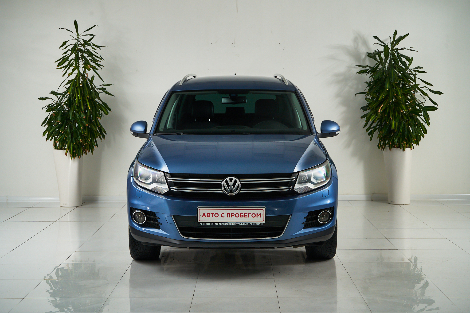 2012 Volkswagen Tiguan I Рестайлинг, Голубой - вид 2