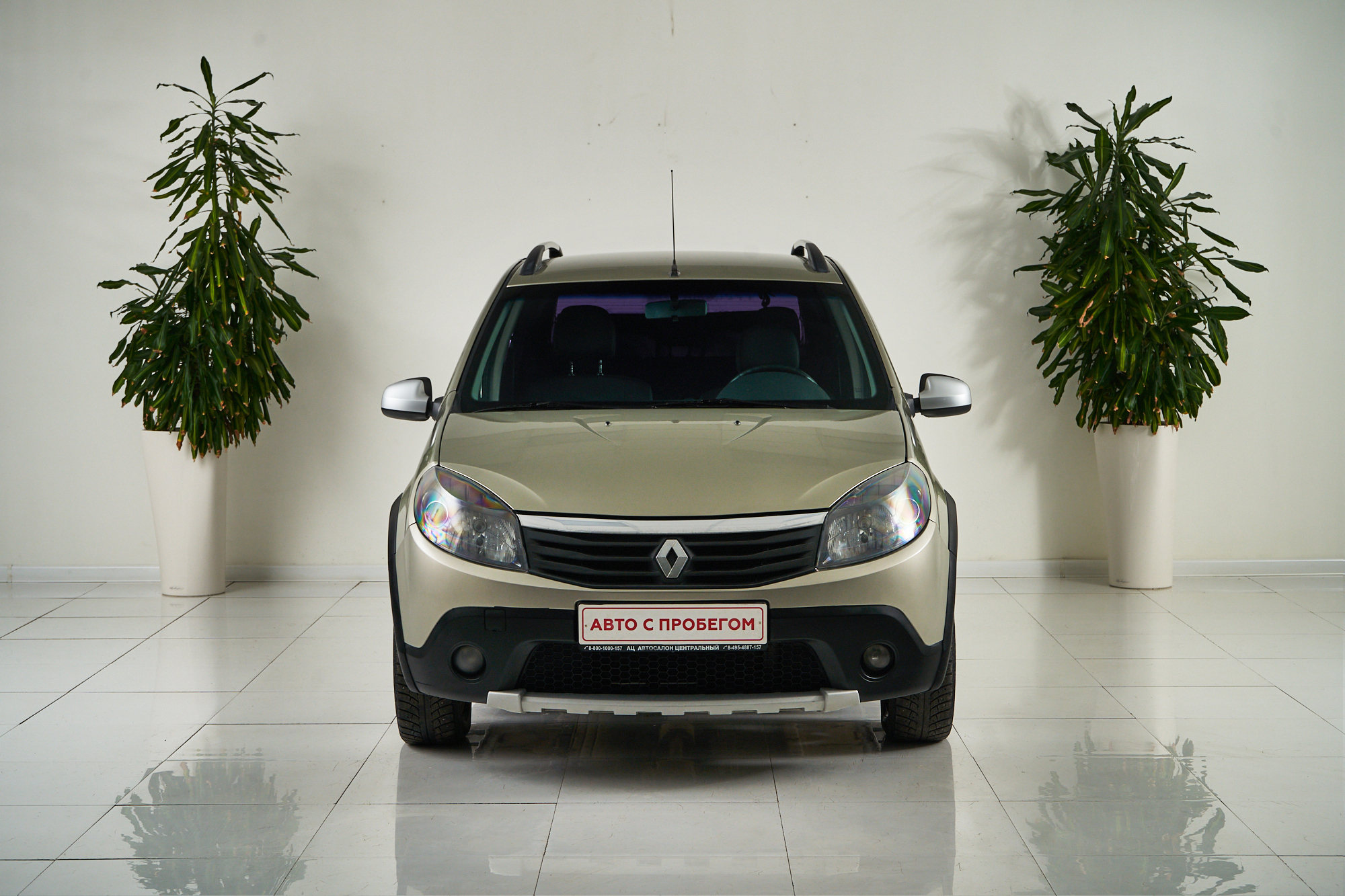 2012 Renault Sandero I №6238663, Бежевый, 463000 рублей - вид 2
