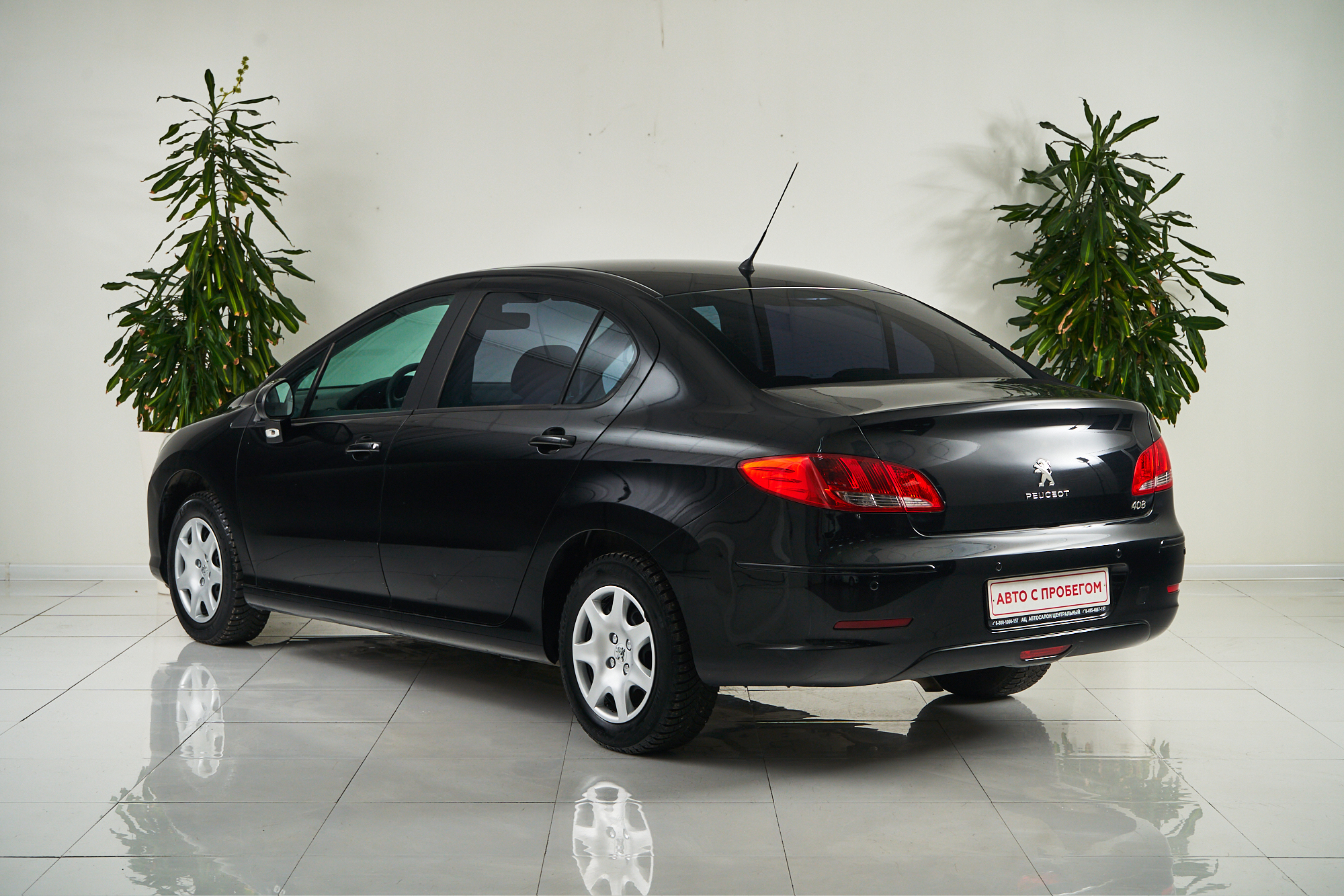 2012 Peugeot 408 I №6388761, Черный, 479000 рублей - вид 4