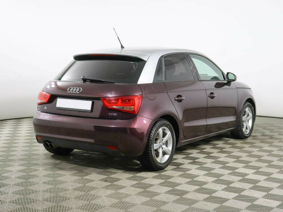 2012 Audi A1 I, Пурпурный металлик - вид 3