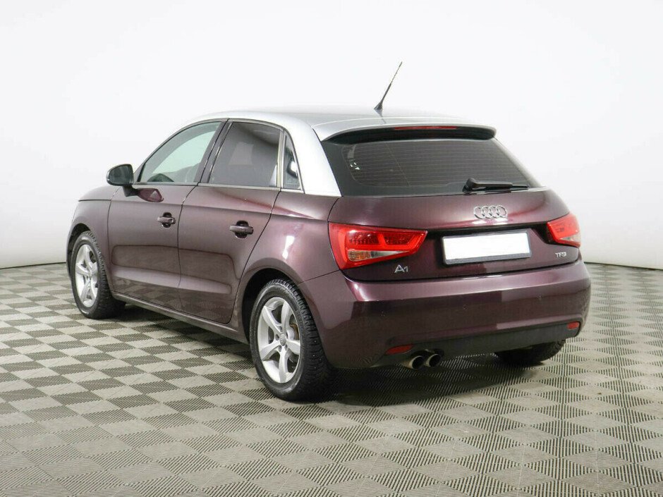 2012 Audi A1 I, Пурпурный металлик - вид 4