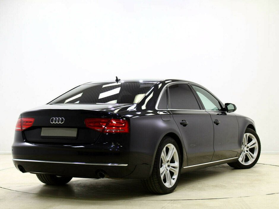 2012 Audi A8 III, Черный металлик - вид 2