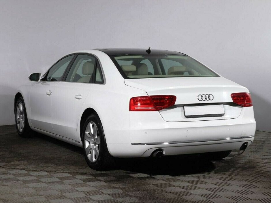 2013 Audi A8 III №6394856, Белый металлик, 1088000 рублей - вид 3