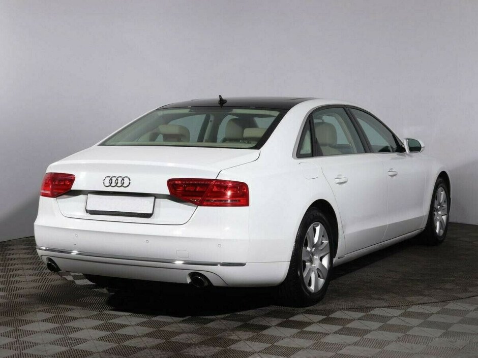 2013 Audi A8 III №6394856, Белый металлик, 1088000 рублей - вид 6