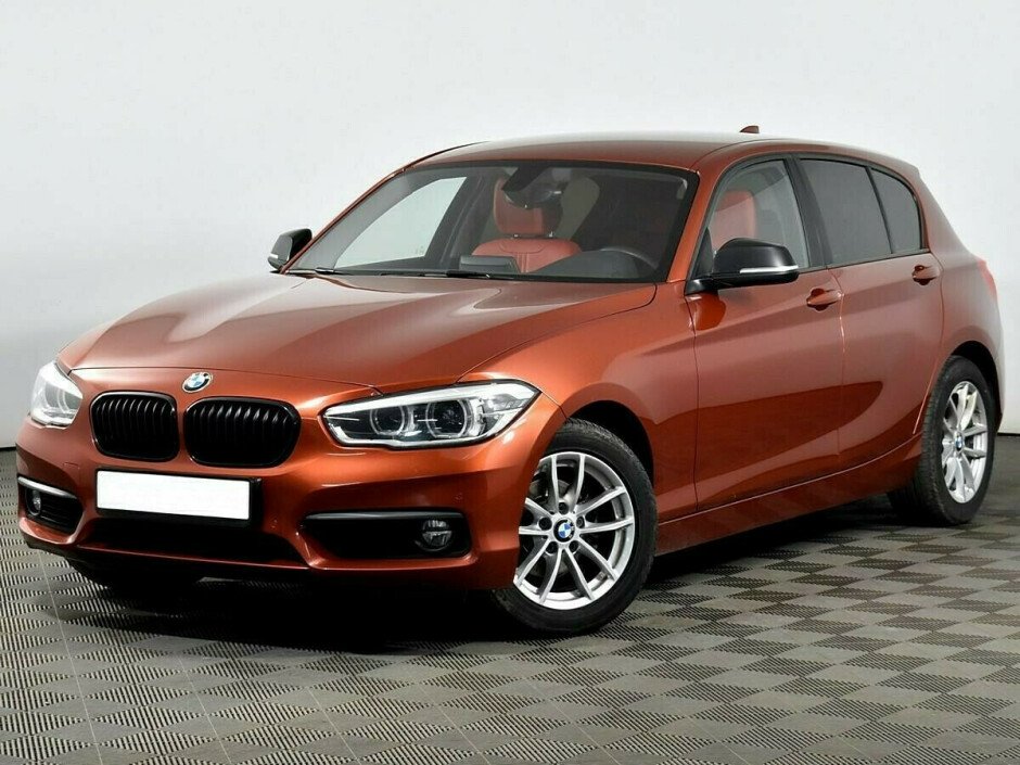 2016 BMW 1-seriya , Красный металлик - вид 1