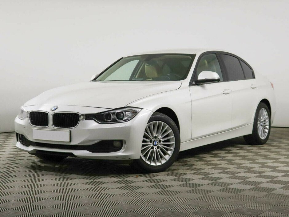 2013 BMW 3-seriya , Белый  - вид 1