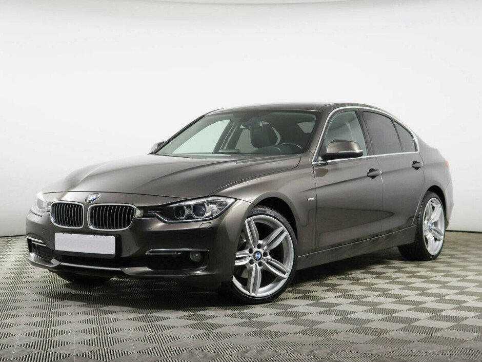 2013 BMW 3-seriya VI, Коричневый металлик - вид 1