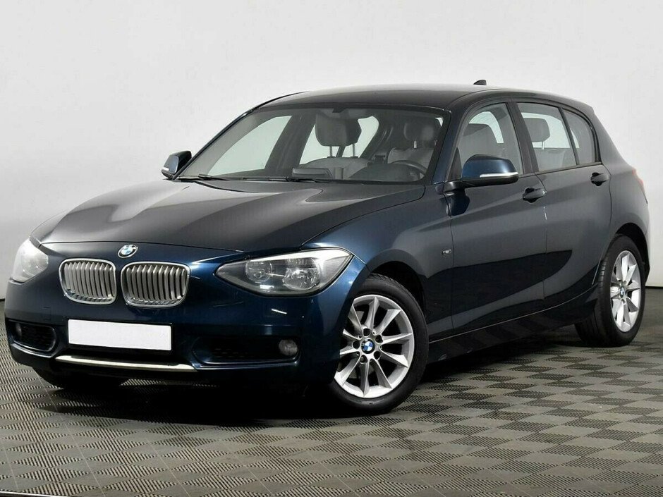 2012 BMW 1-seriya II, Синий металлик - вид 1