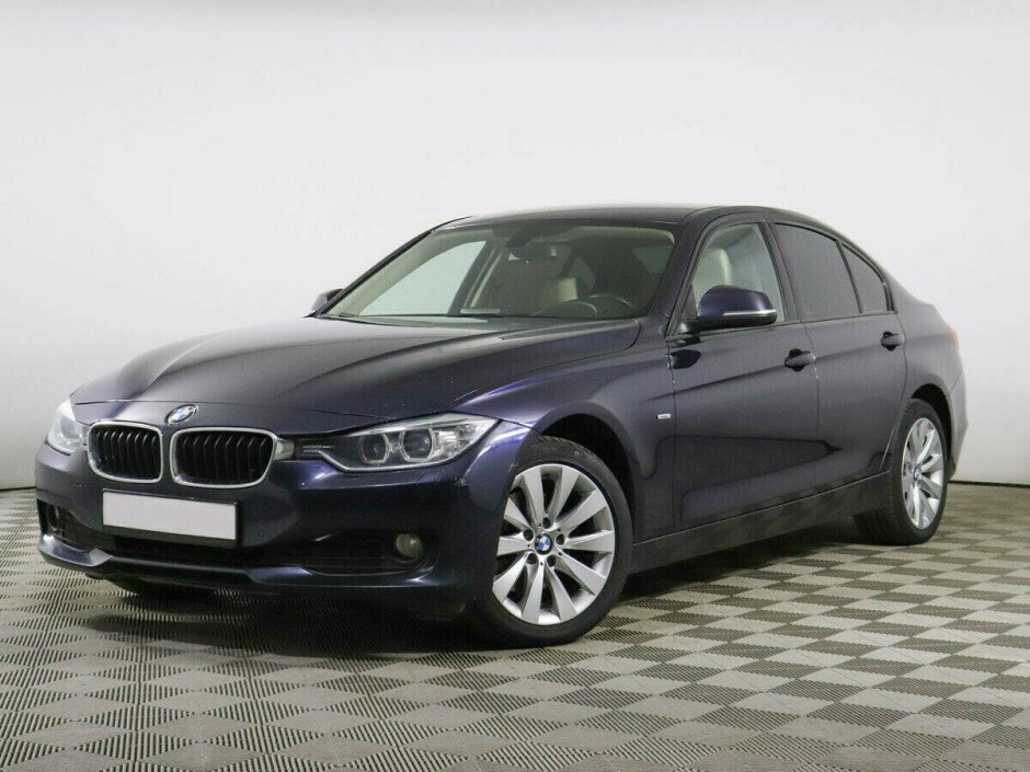 2014 BMW 3-seriya VI, Синий металлик - вид 1