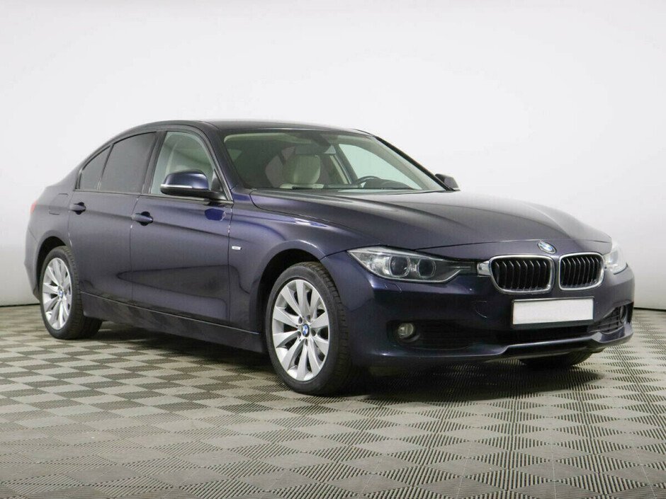 2014 BMW 3-seriya VI, Синий металлик - вид 2