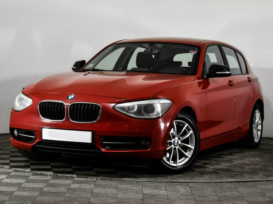 2013 BMW 1-seriya II, Красный металлик - вид 1