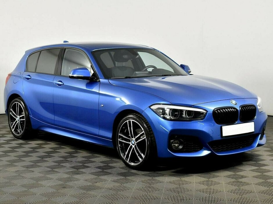 2019 BMW 1-seriya III, Синий металлик - вид 2