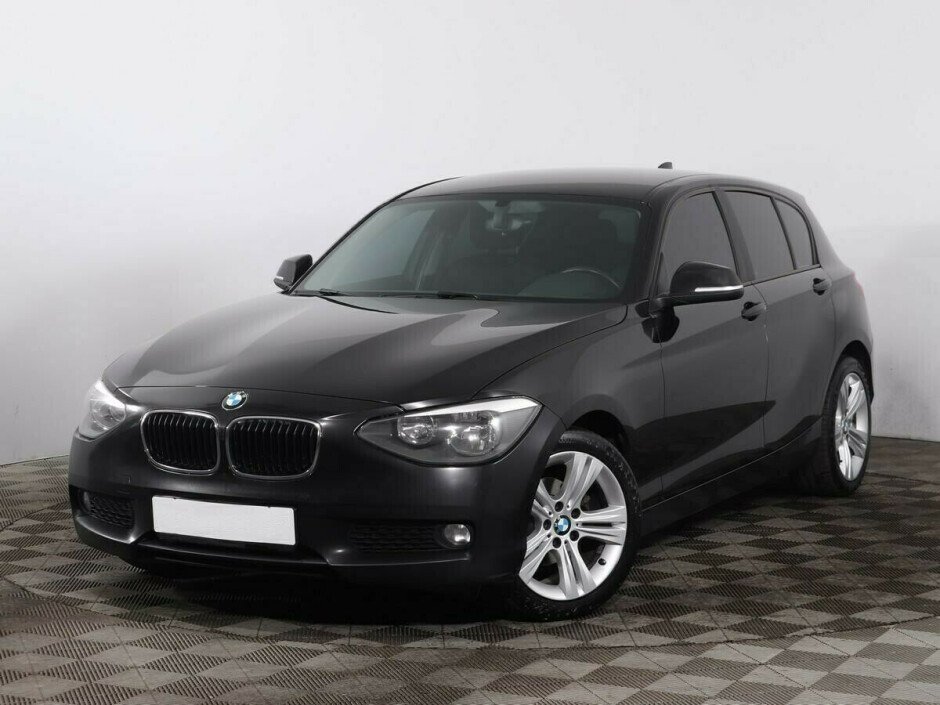 2012 BMW 1-seriya II, Черный металлик - вид 1