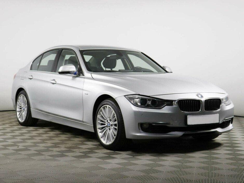 2012 BMW 3-seriya V, Серебряный  - вид 2