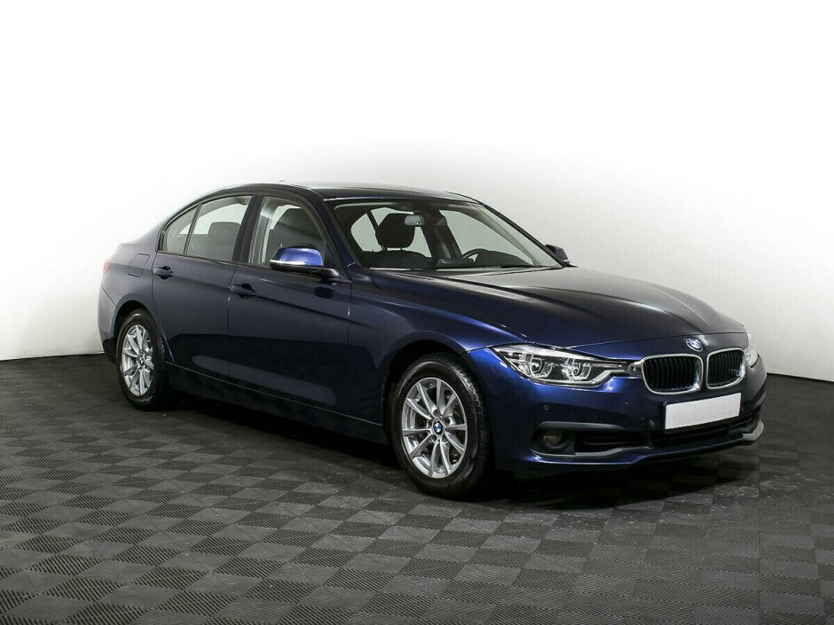 2016 BMW 3-seriya VI, Синий металлик - вид 2