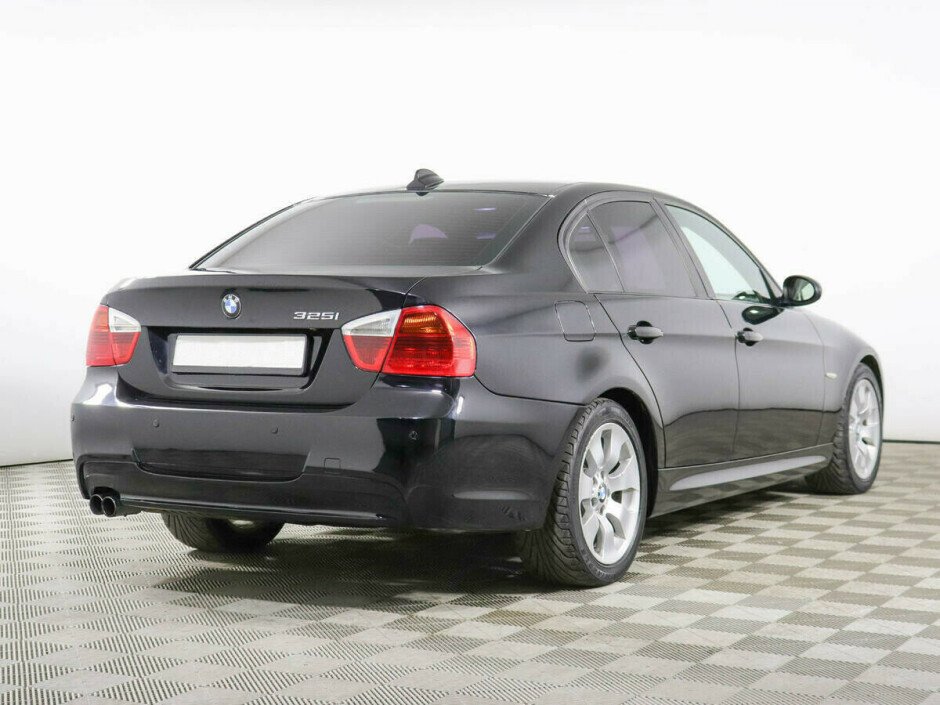 2007 BMW 3-seriya IV, Черный металлик - вид 3