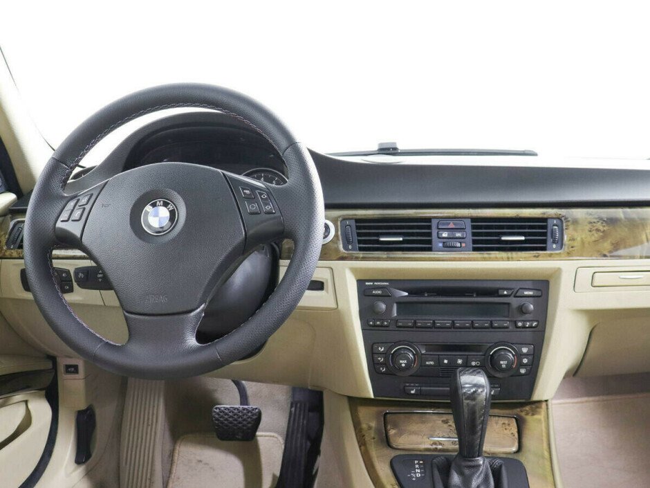 2007 BMW 3-seriya IV, Черный металлик - вид 6