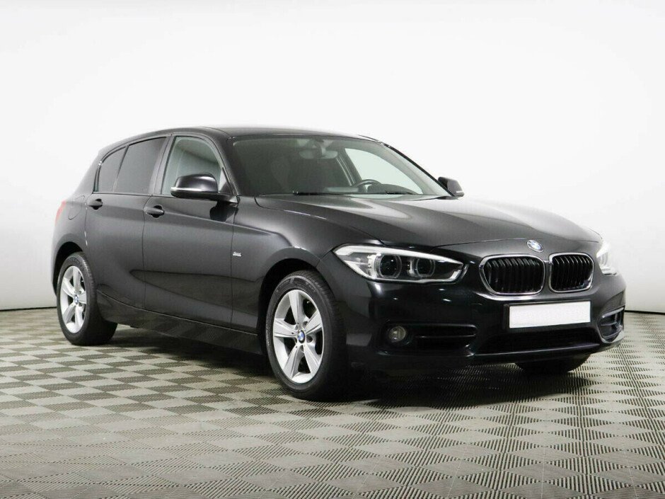 2015 BMW 1-seriya II, Черный металлик - вид 2