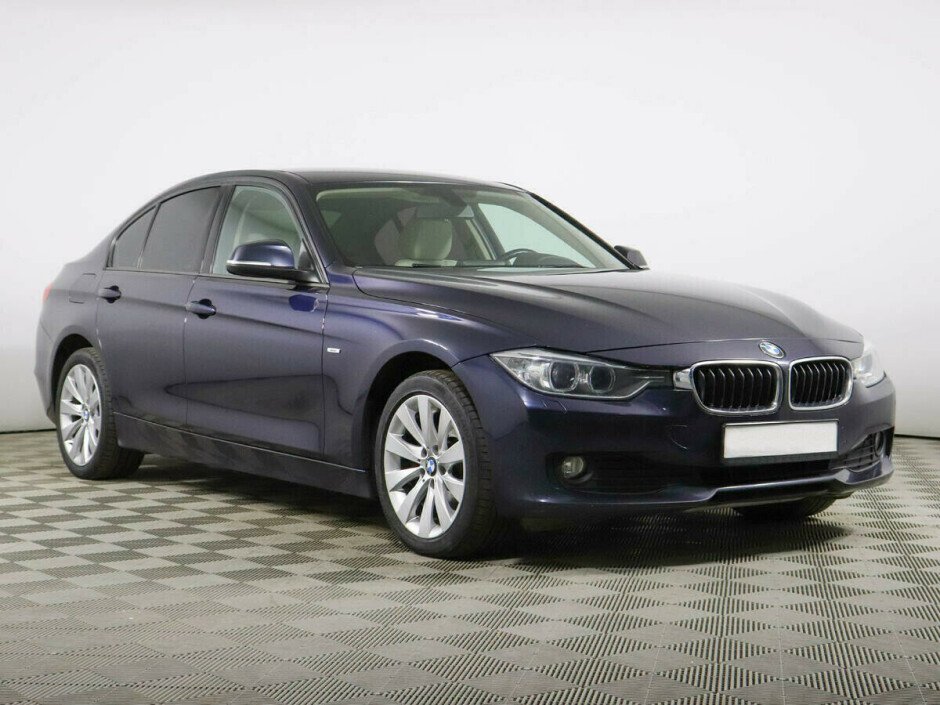 2013 BMW 3-seriya VI, Синий металлик - вид 3