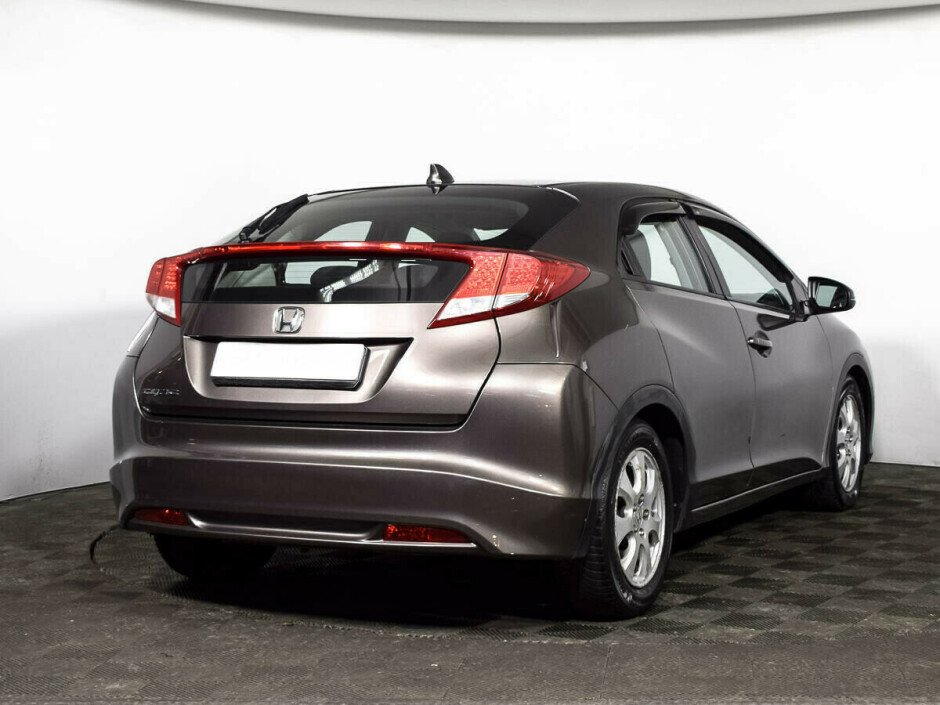 2014 Honda Civic IX, Коричневый  - вид 4