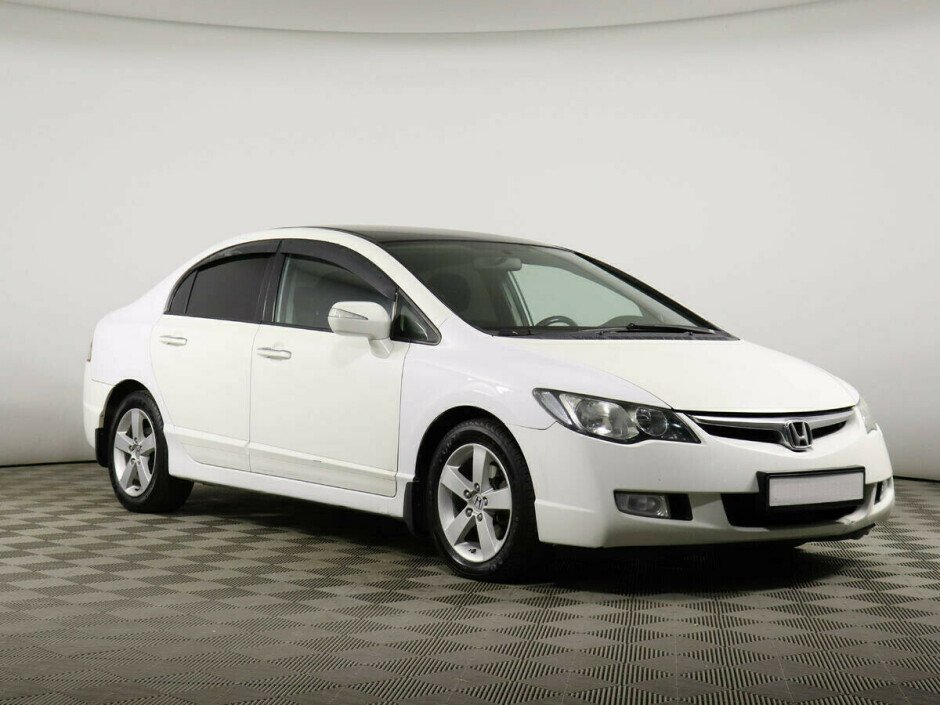 2008 Honda Civic , Белый  - вид 2