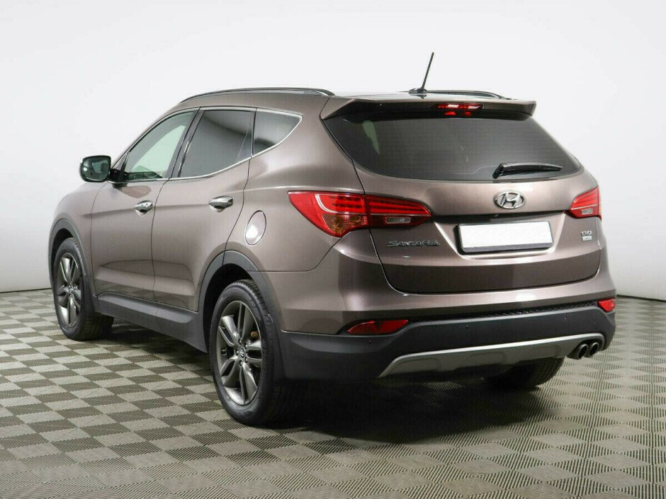2013 Hyundai Santa-fe III, Коричневый  - вид 3
