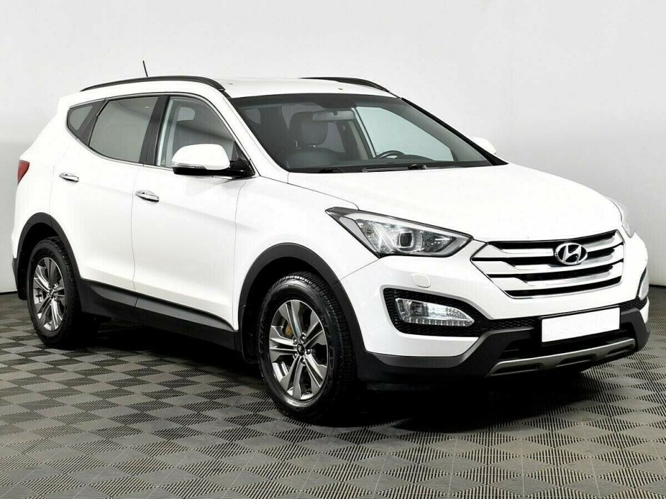 2014 Hyundai Santa-fe III №6395857, Белый , 1237000 рублей - вид 2