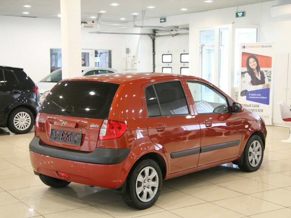 2008 Hyundai Getz I №6395909, Красный металлик, 257000 рублей - вид 4