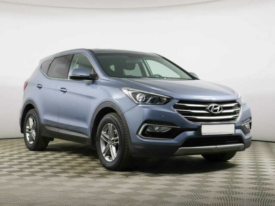 2017 Hyundai Santa-fe III №6395977, Голубой , 1667000 рублей - вид 2