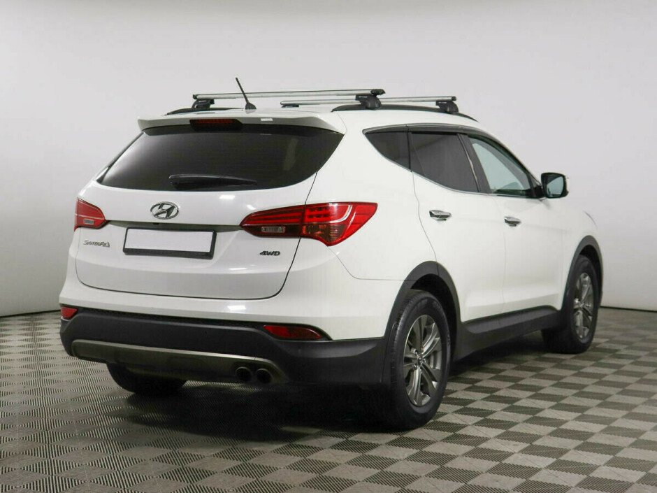 2015 Hyundai Santa-fe  №6396026, Белый , 1267000 рублей - вид 4